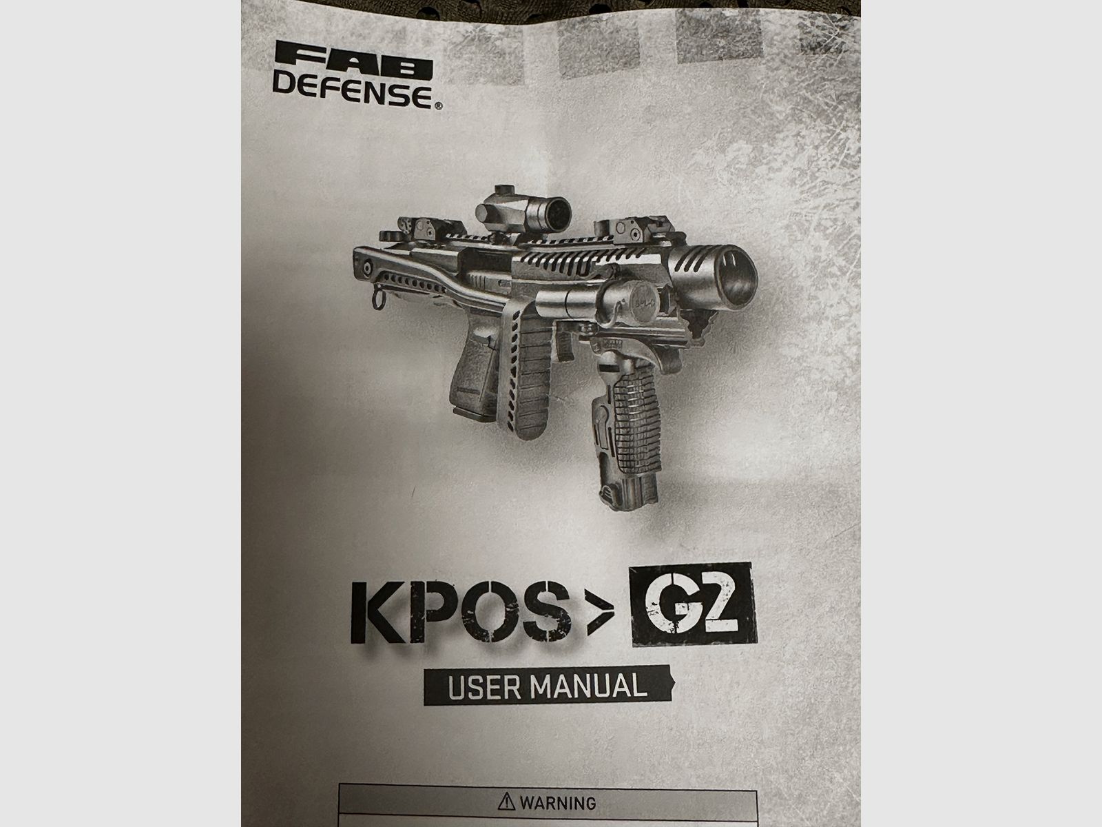 KPOS G2C SIG SAUER P320 FULLSIZE Anschlag Schaft