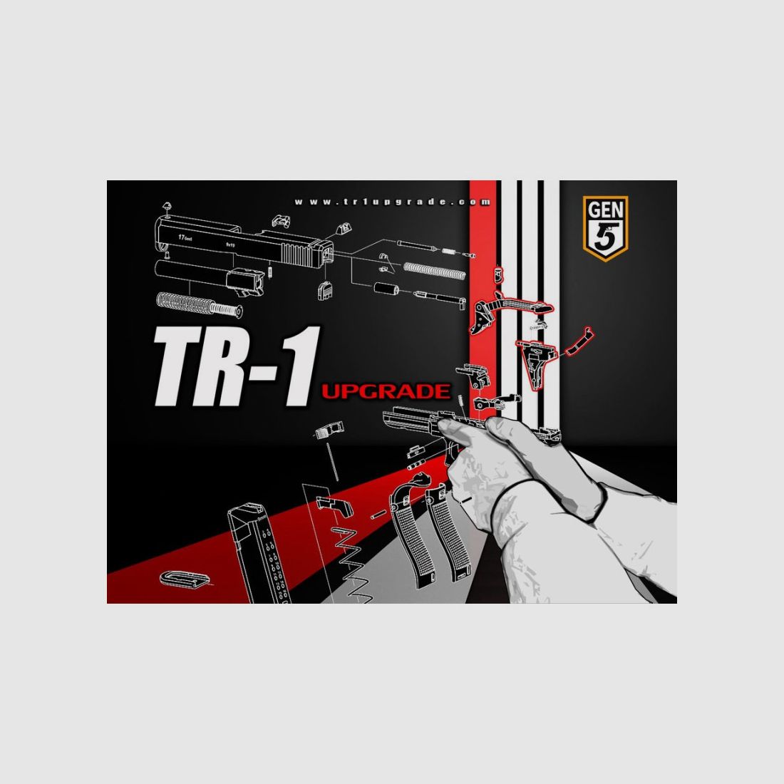 TR1 UPGRADE CROCODILE GLOCK GEN5, Bild 4 von 4