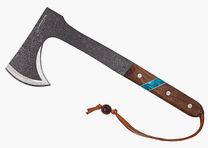 Tomahawk Blue River with rustic blade finish
