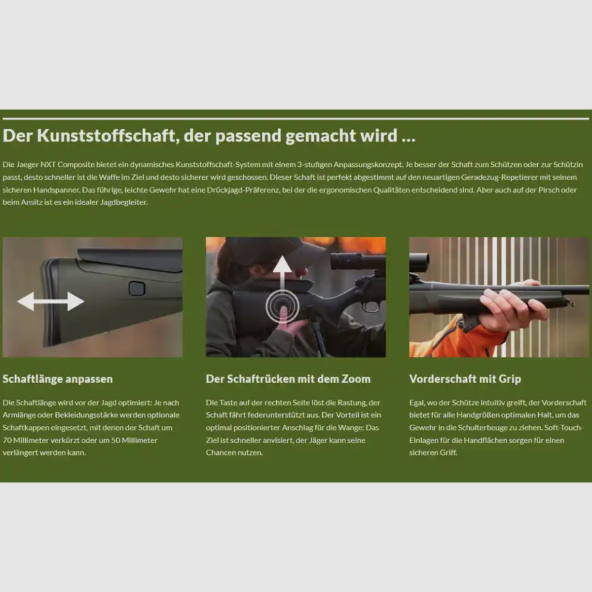 HAENEL Jaeger NXT Composite Repetierbüchse .30-06 Spr.