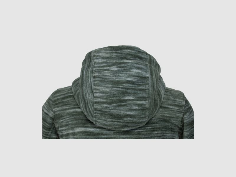 Sudadera de forro polar para mujeres - larga, con cordón de moda