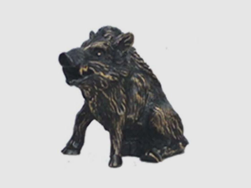 Lovergreen accessories motif bronze patinated boar (tin) D