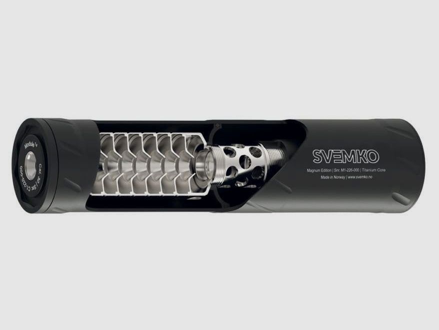 Svemko Silencieux Magnum Quick Mount avec adaptateur