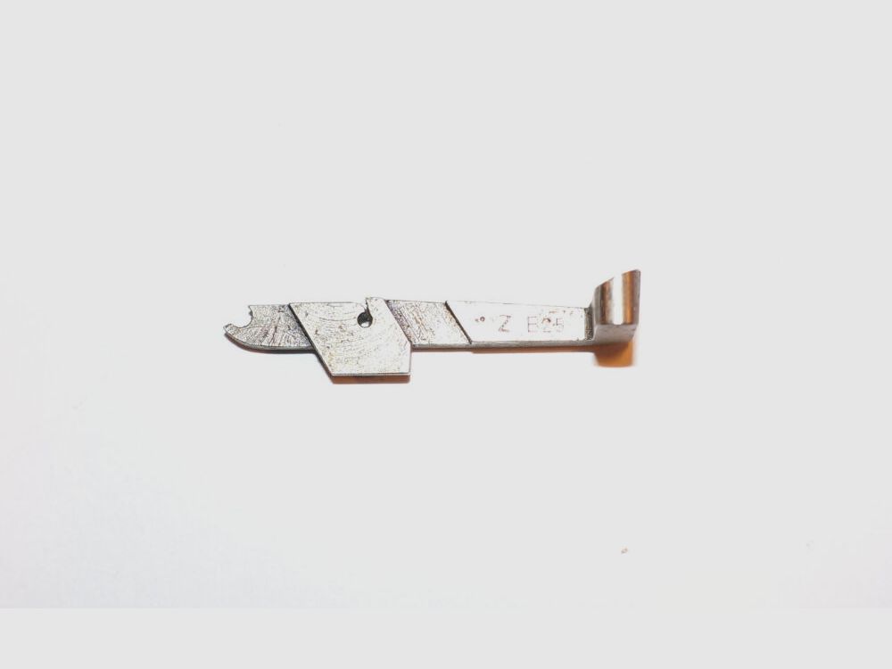 Fabbrica d'armi di Berna Usato fermo di chiusura per pistola d'ordinanza svizzera Parabellum 1906 cal. 7,65mmPara W+F P08