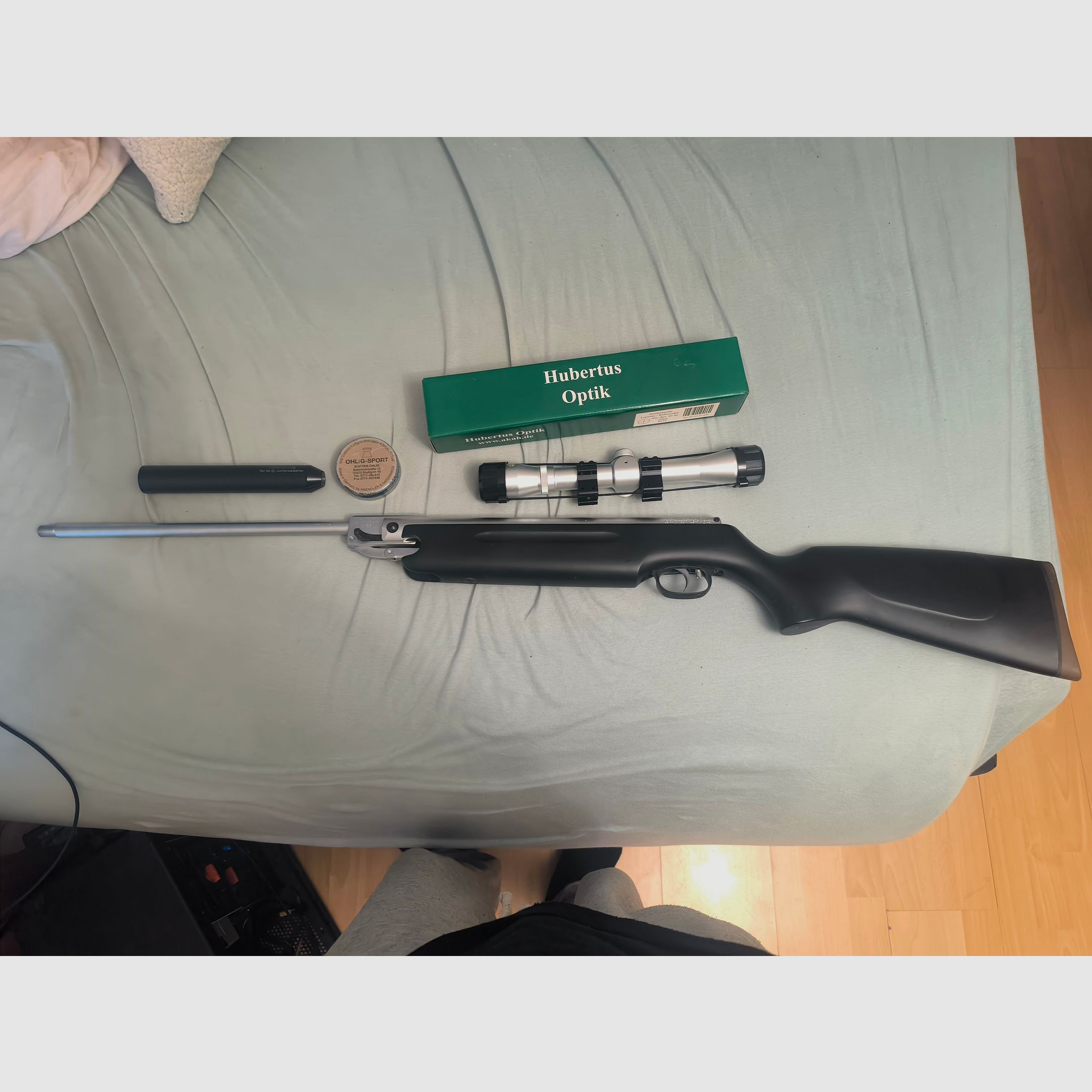 Luftgewehr Weihrauch HW 35 K · .177 / 4,5 mm · guter Zustand + Zubehör