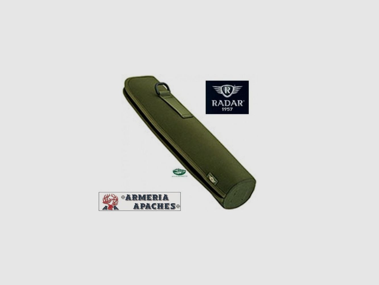 RADAR FODERO CANNOCCHIALE IN NYLON RINFORZATO E FODERATO CM 41 X 12,5, immagine 1 di 2