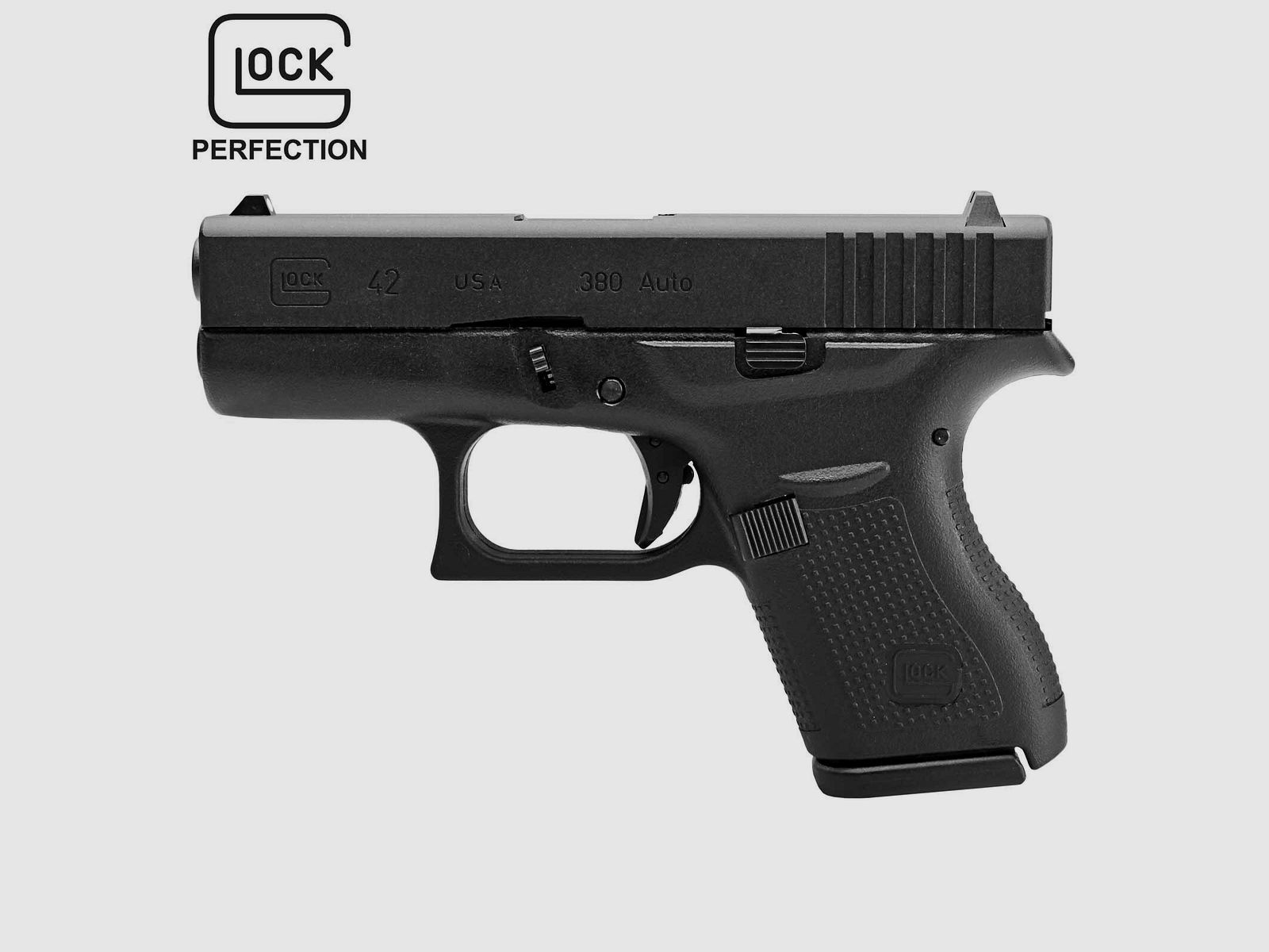 Glock 42 Softair-Pistole Kaliber 6 mm BB Gas Blowback (P18)