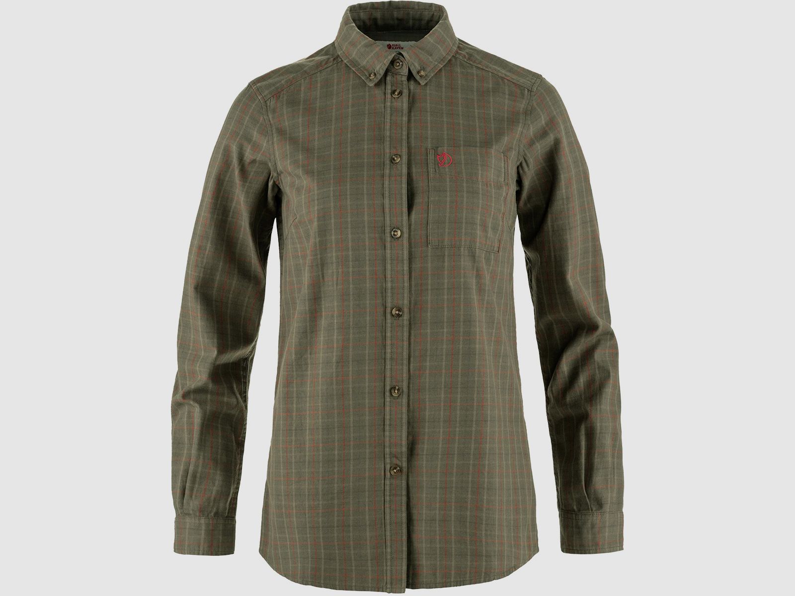 Fjällräven Bluse Sörmland Lite Flannel Laurel Green - Light Olive