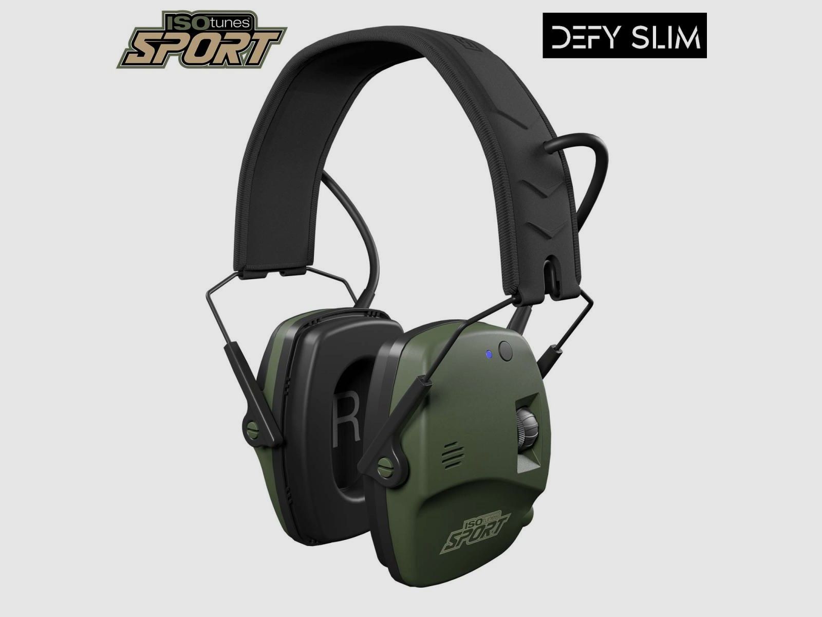 ISOTUNES Sport Defy Slim Gehörschutz mit Bluetooth / Grün