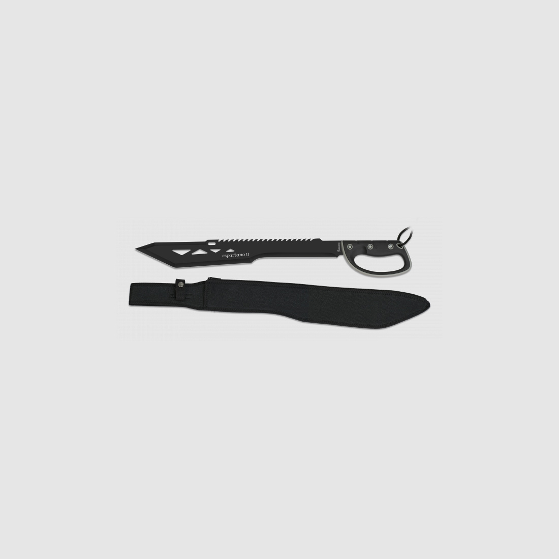 Machete Espartano II con funda de nylon