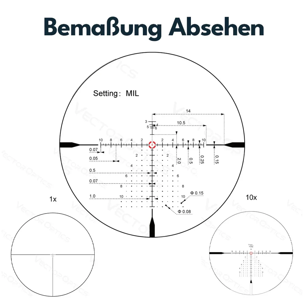 Vector Optics SCFF-47 Continental x10 1-10x28FFP ED