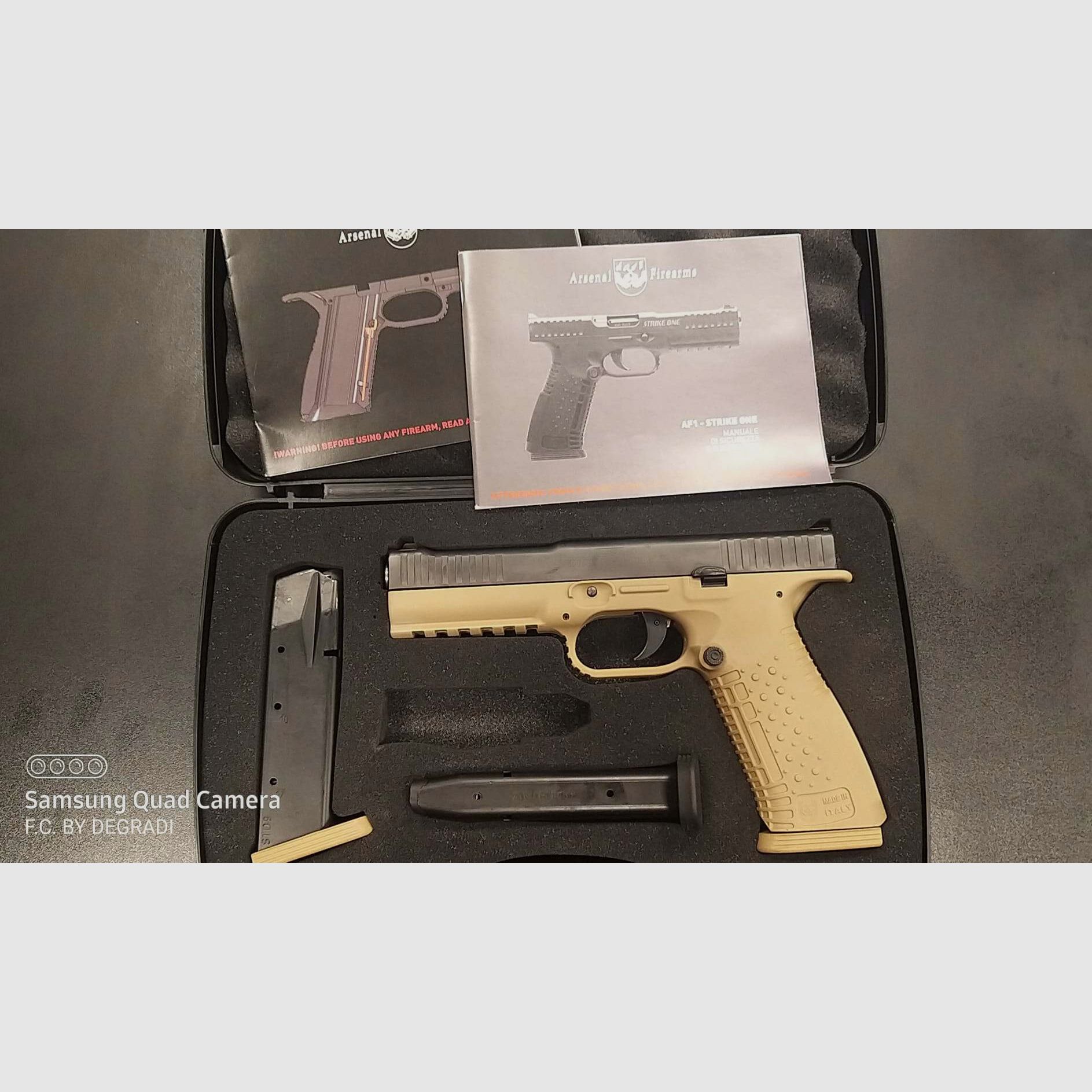 ARSENAL FIREARMS STRIKE ONE CALIBRO 9X21, immagine 1 di 4