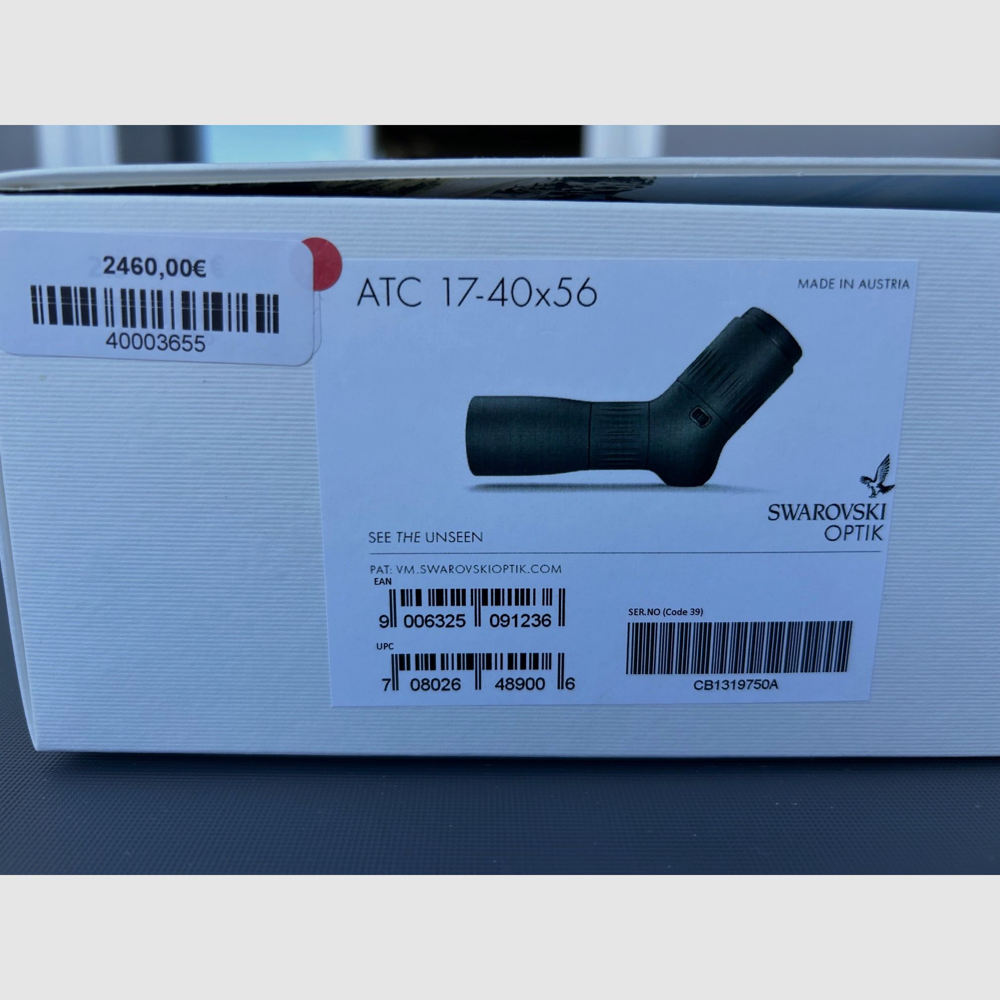 Swarovski Spotting Scope ATC 17-40x56