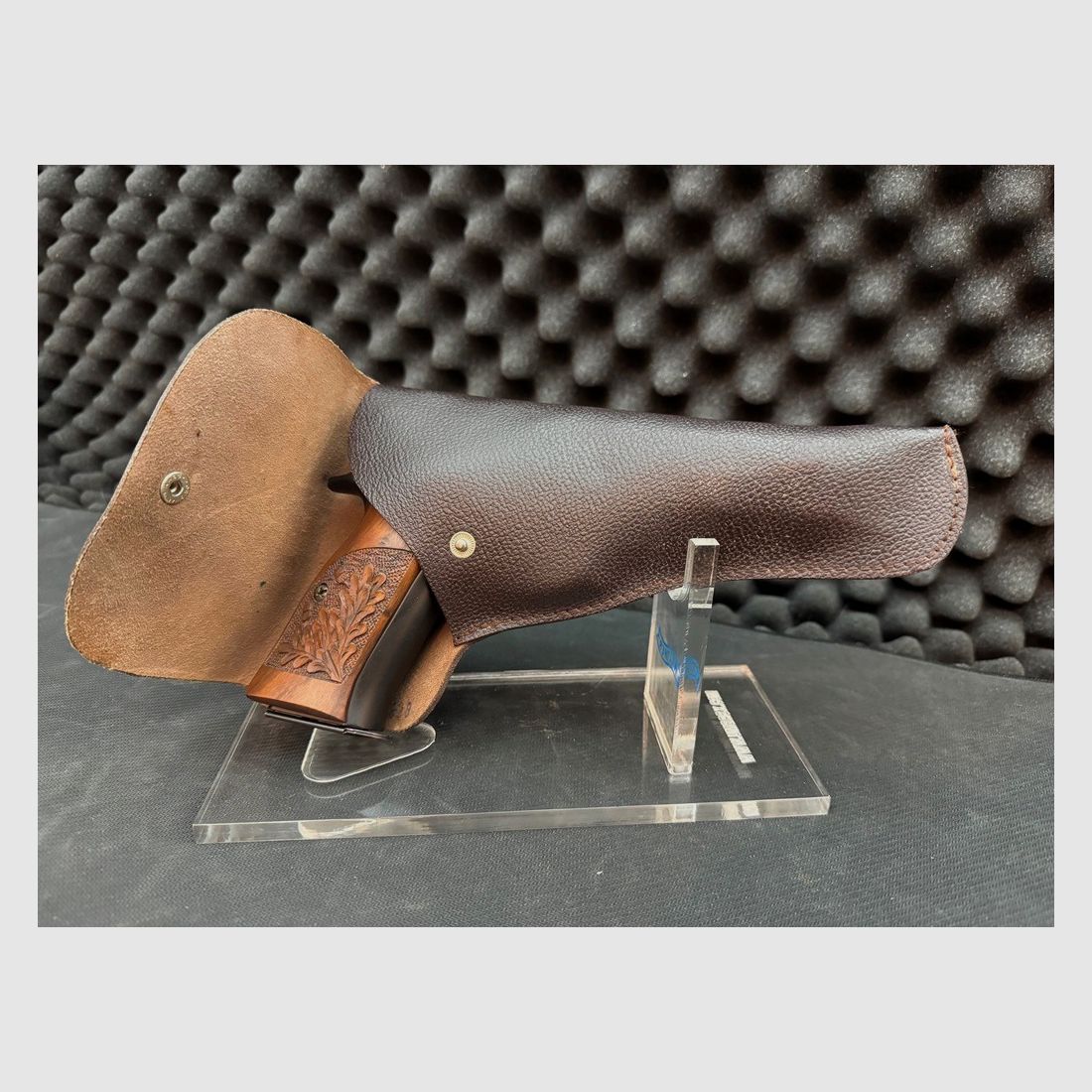 Gürtelholster, CZ75, Leder, dunkel Braun