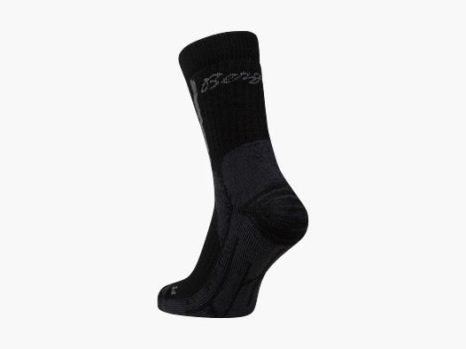 Calcetines de Trekking Bergans Merino Tech Negro/Gris Oscuro 44-47