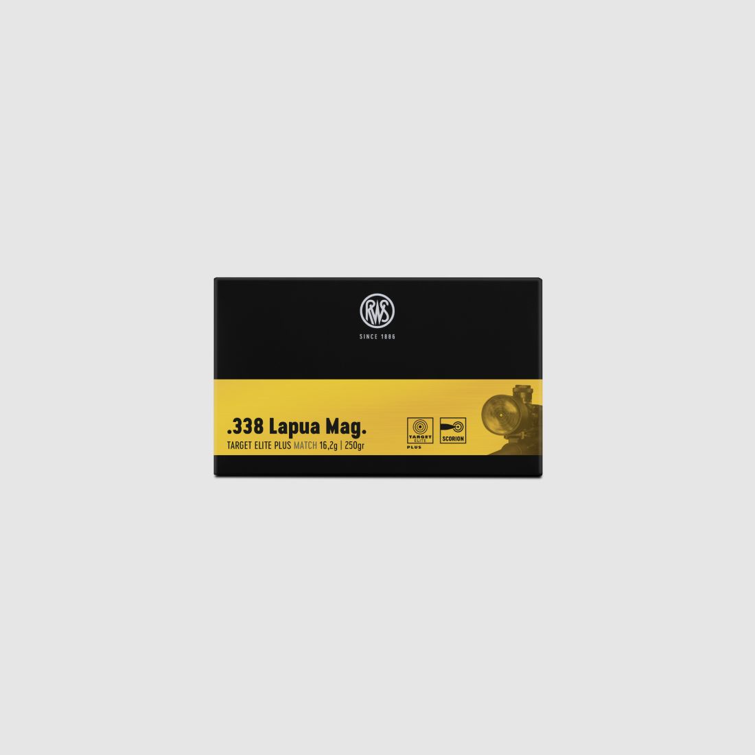 RWS TARGET ELITE PLUS - 338 LAPUA MAG. 250GRS. HPBT - 20 PATRONEN