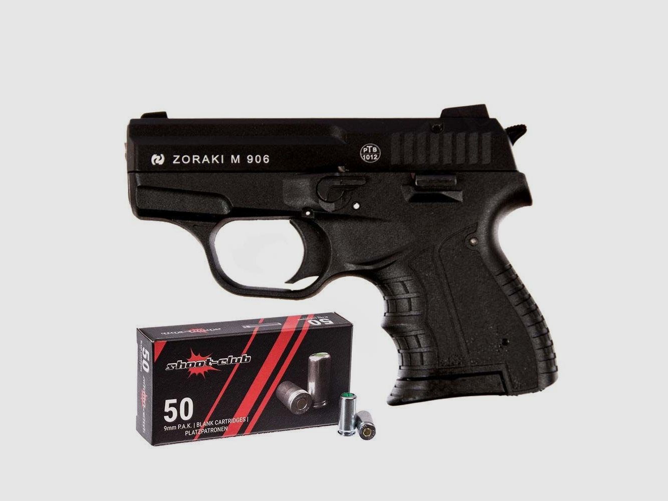 Zoraki 906 schwarz / chrom im set