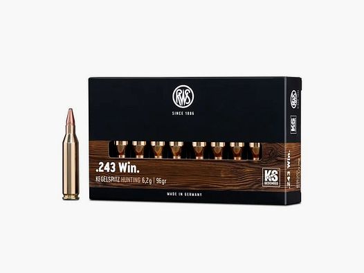 Munición RWS KS cal.243 WIN 96gr