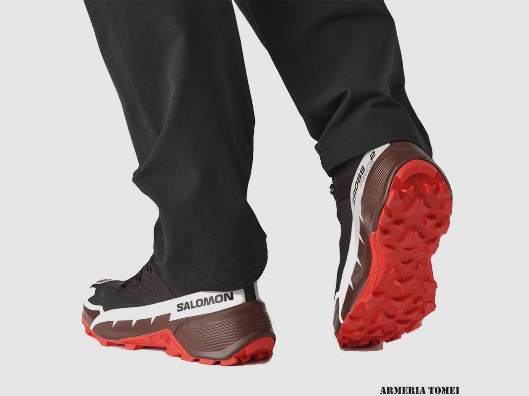 SALOMON – HERREN – CROSS HIKE 2 GTX Schwarz / Bitter Schokolade / Feuriges Rot, Bild 7 von 7