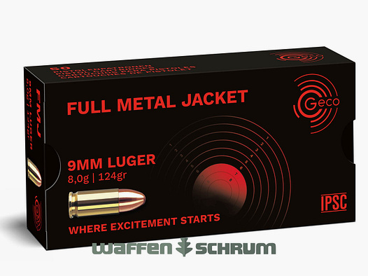 Geco 9mmLuger VMR 8,0g - 124gr Tombak