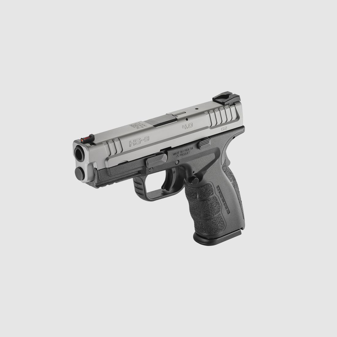 HS Pistole HS-9 G2 4.0, 9 mm Luger, schwarz/Stahl, Standard