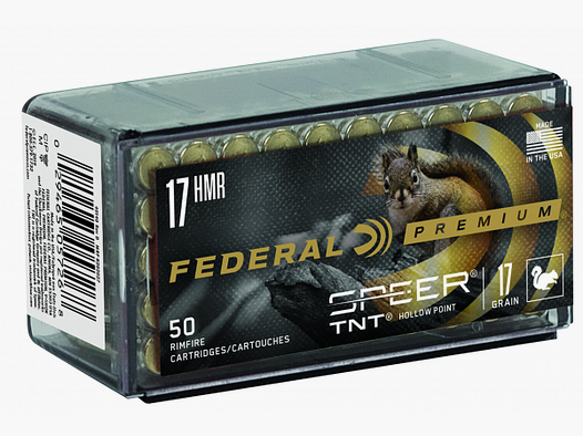 Federal Premium .17 Hmr. 17gr. Speer TNT