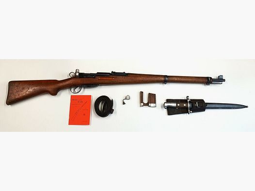 Waffenfabrik Bern Repetierbüchse Waffenfabrik Bern Schweizer K31 Kaliber 7,5x55swiss komplett nummerngleich + Hämmerli