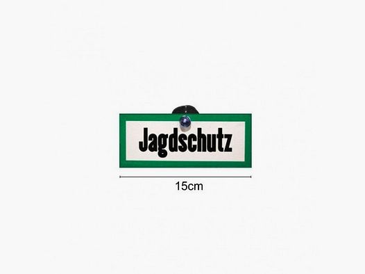 Auto raam plaatje 'Jagdschutz'