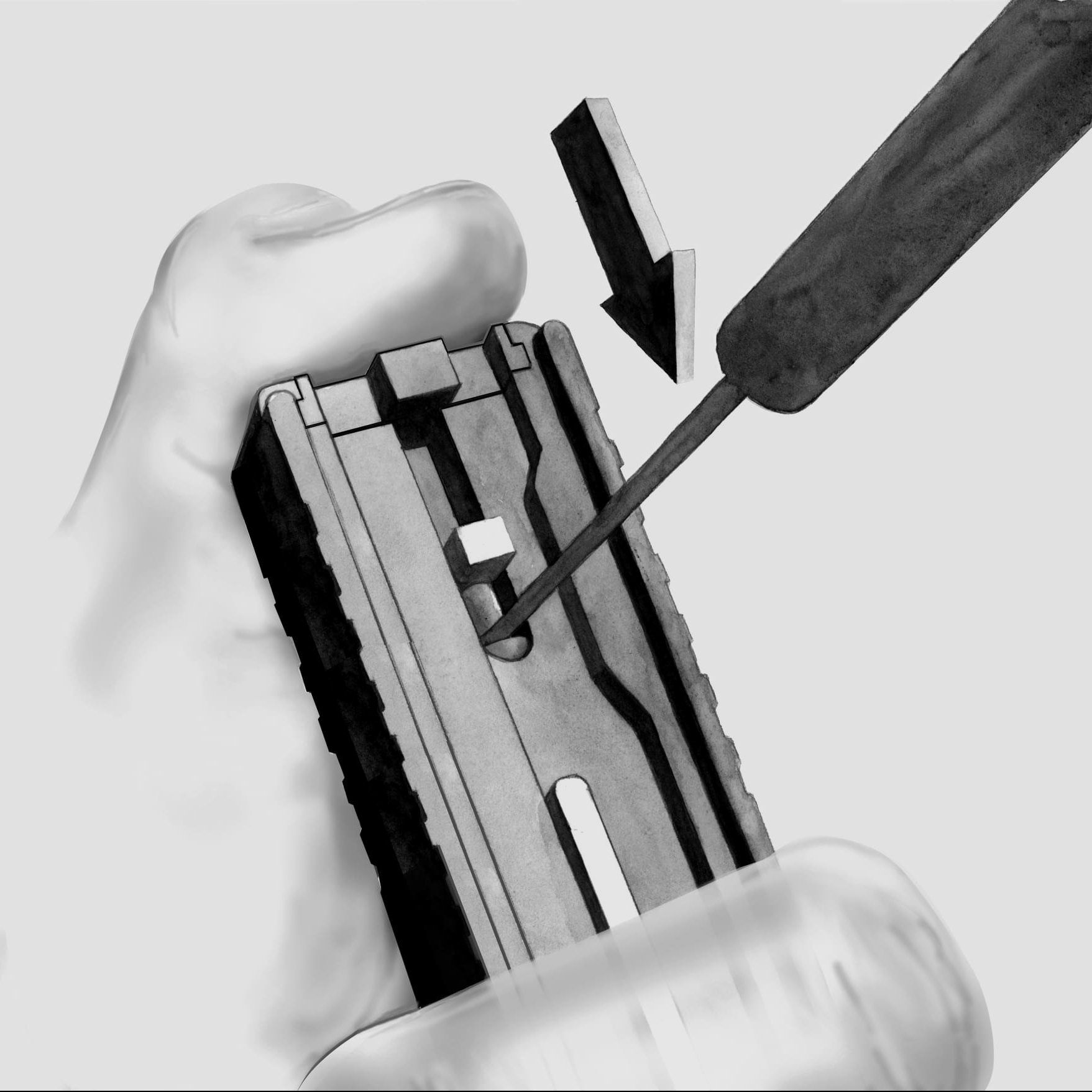 CLIPDRAW Clip de ceinture réglable pour GLOCK, image 9 sur 9