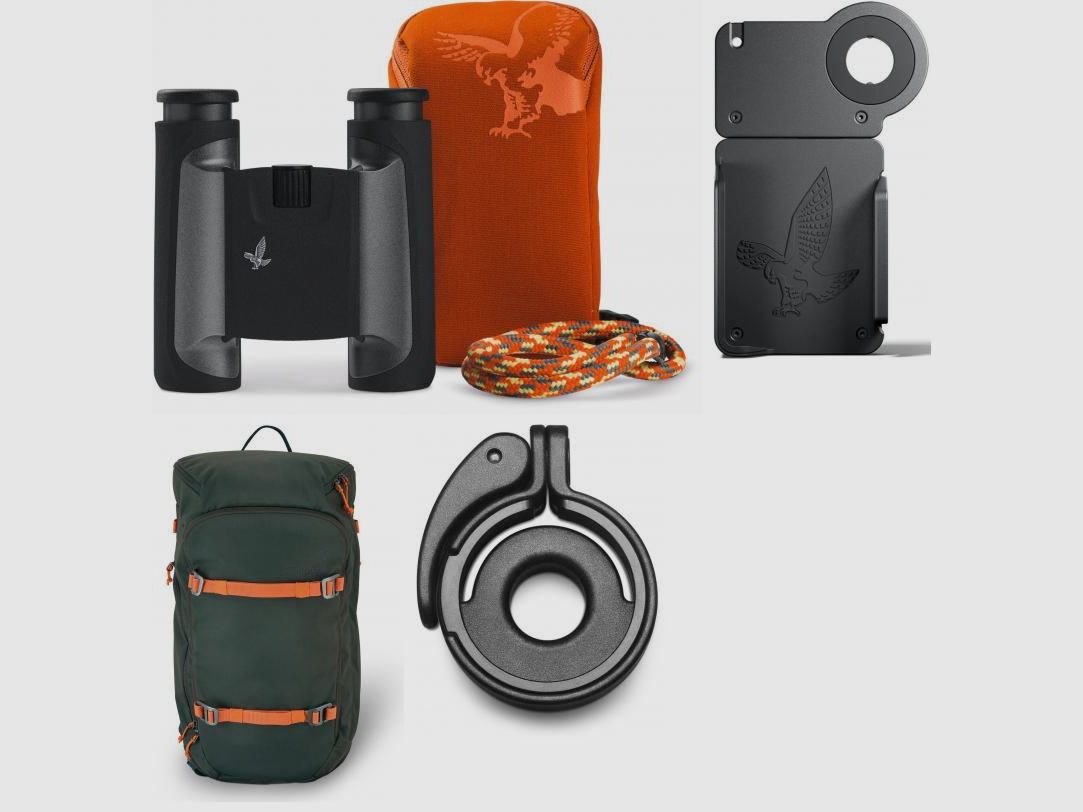 SWAROVSKI OPTIK Swarovski CL Pocket 10x25 Anthrazit + Mountain Expertenpaket Wandern