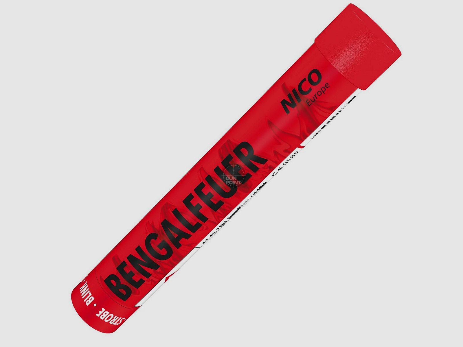 Nico Pyro Bengalfeuer Rot - blinkend