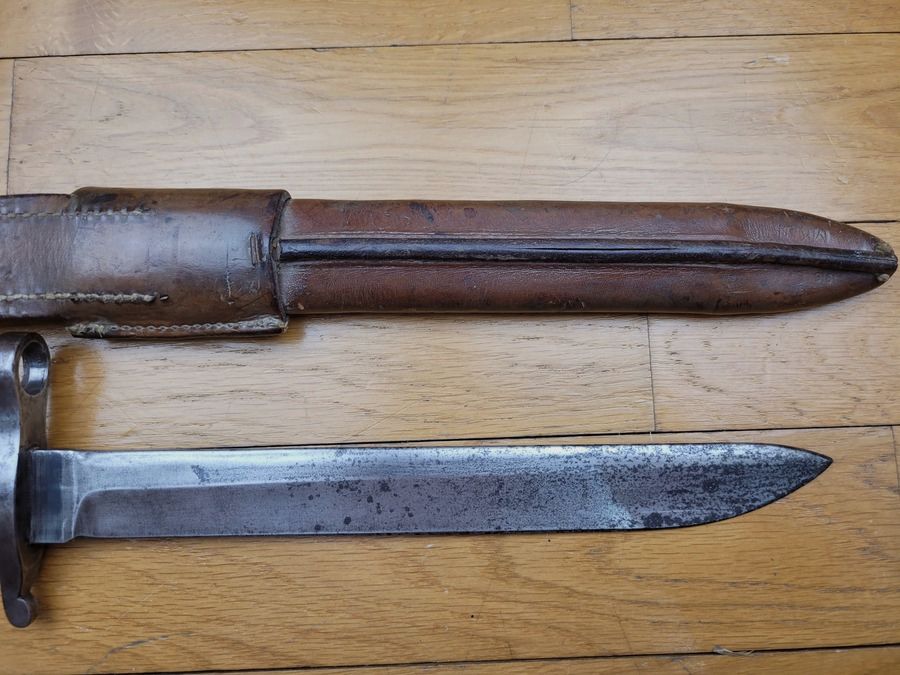 Schöne und wenig verbreitete Baionette ROSS MK II – Kanadische Armee – 1. WK – 1916 – Sehr schönes Exemplar, Bild 10 von 19