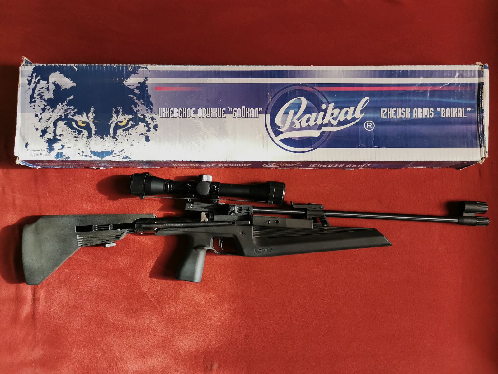 Baikal MP 61 IJ 61 Seitenspanner Luftgewehr 4.5 mit Magazin
