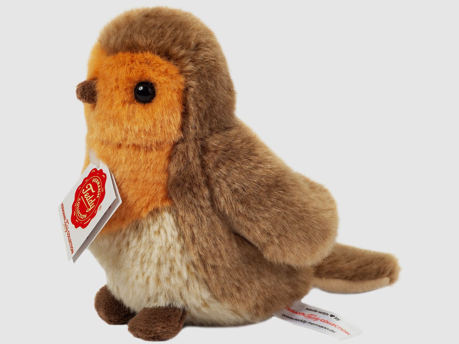 Teddy Hermann Plush Toy Robin