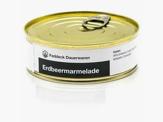 Feddeck Dauerwaren Feddeck Dauerwaren Dosenmarmelade Erdbeere 200 g