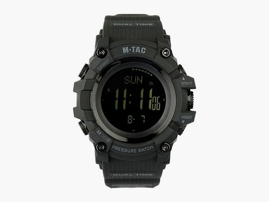M-Tac® Taktische Uhr Adventure SCHWARZ- ideal für den Alltag
