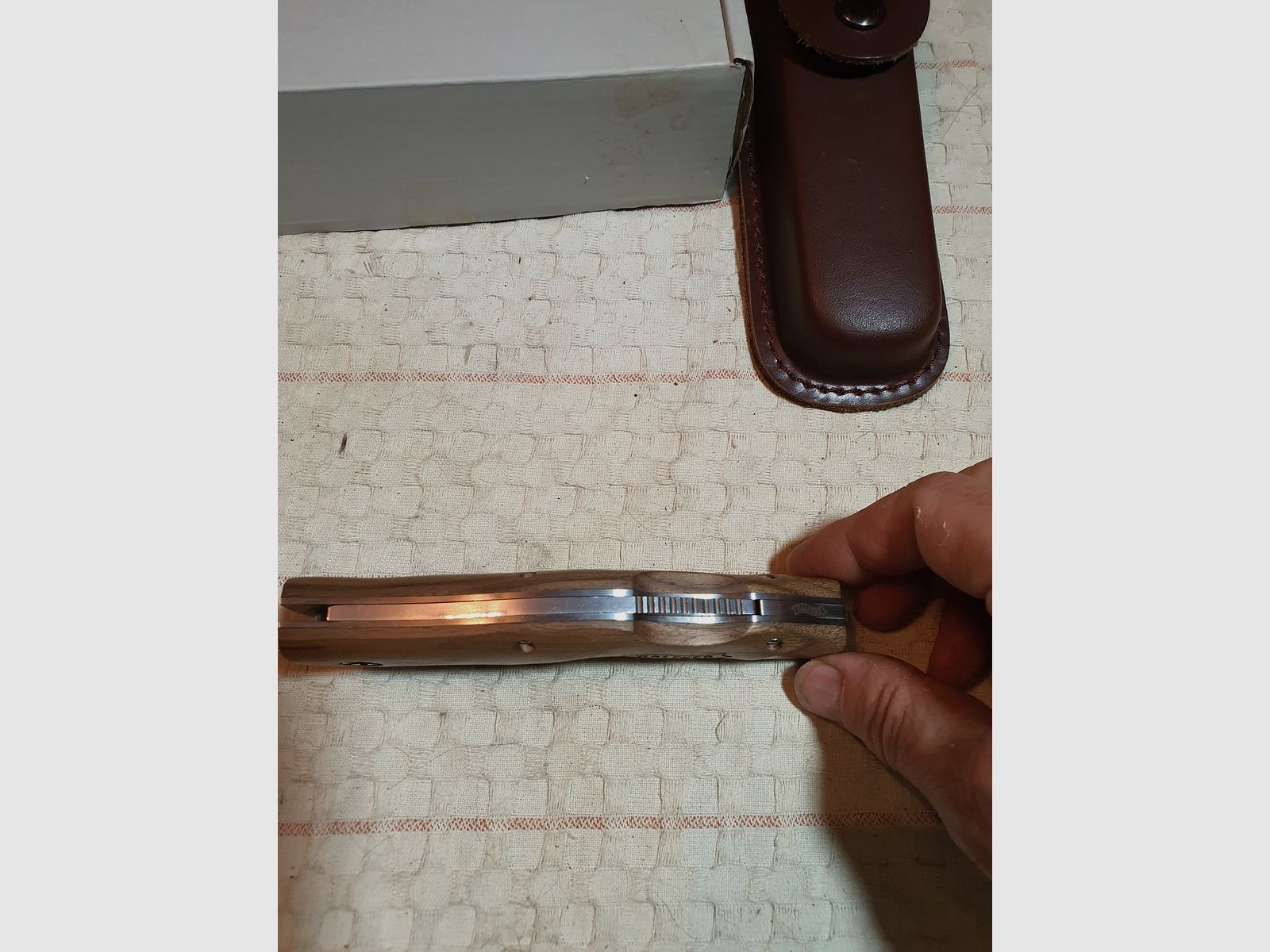 Walther AFW Einhandmesser - Adventure Folder Wood