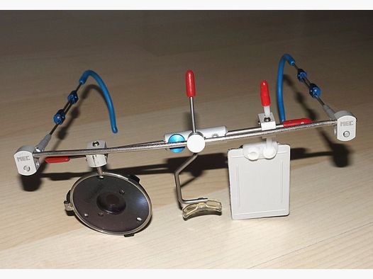 RESERVIERT! Profi MEC Schießbrille mit Knobloch Irisblende, Vario Lens 2 plus, usw., NP 600,-