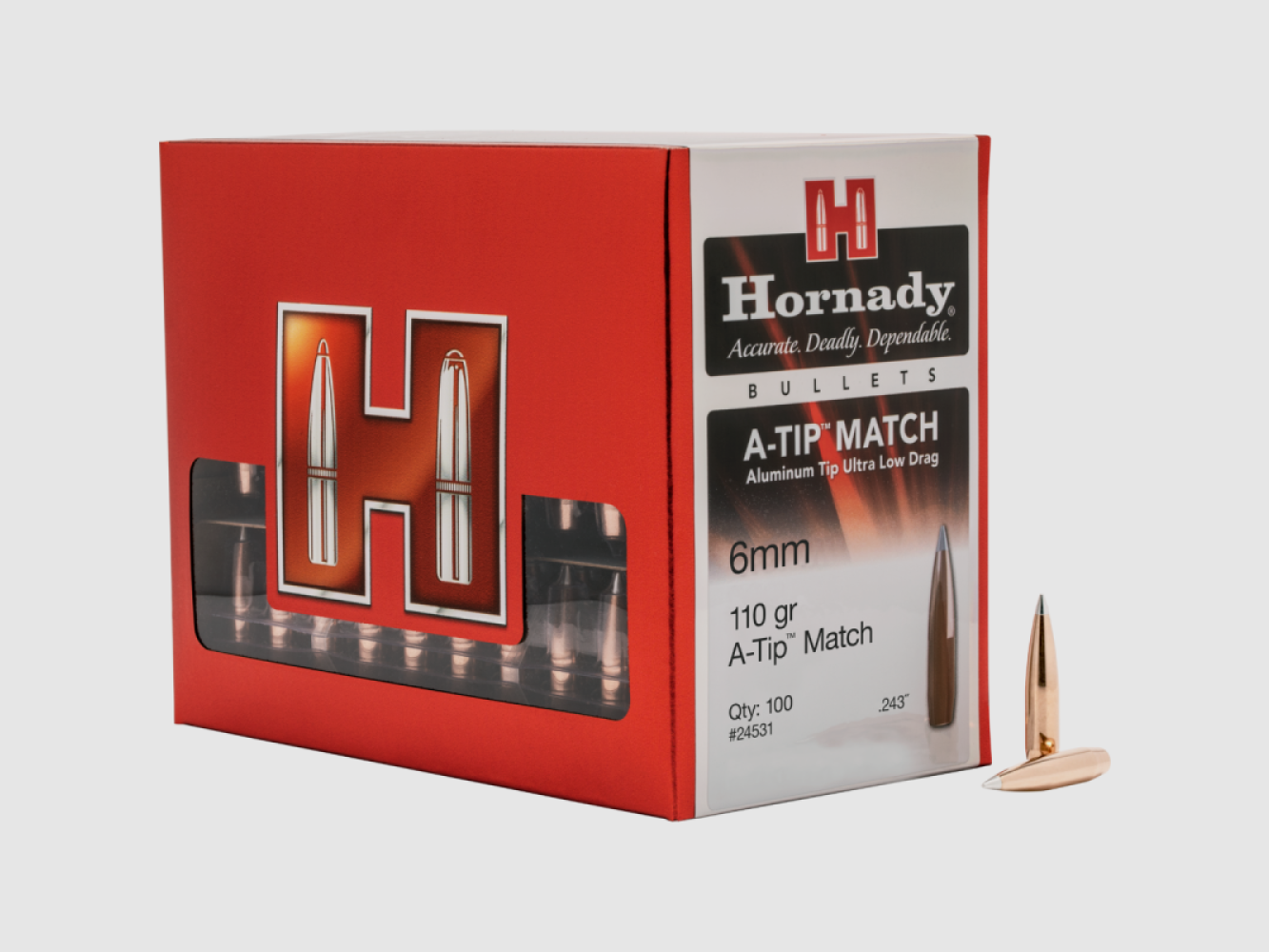 .243 Geschosse Hornady A-TIP 110 gr VE100