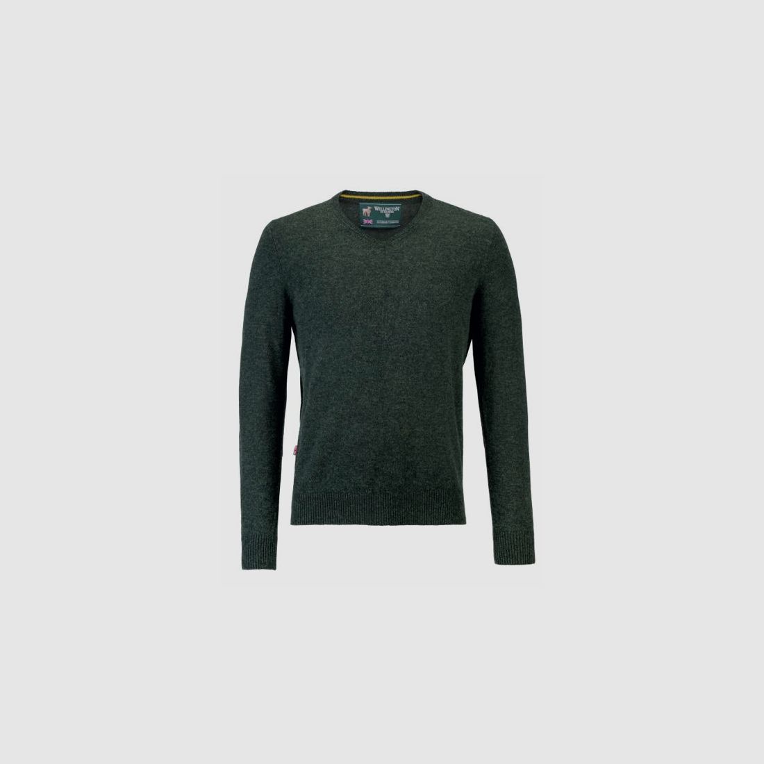 Wellington H-Sweater Jack Merino Wool with Patches Tweed, image 2 of 4