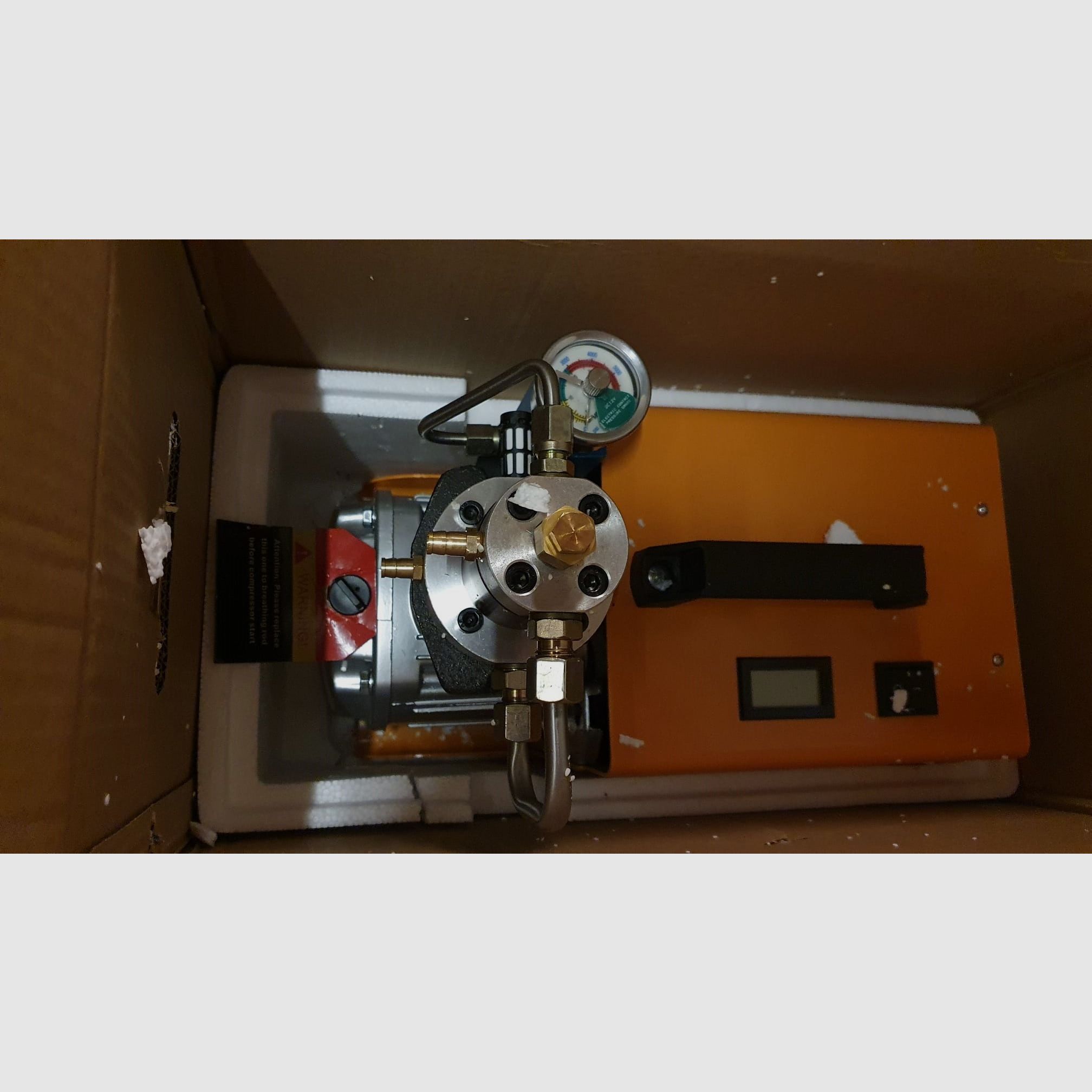 GoGun PCP Kompressor 300 bar Auto-Stopp für Luftwaffen, Luftpistolen, Luftgewehre, Paintball NEU