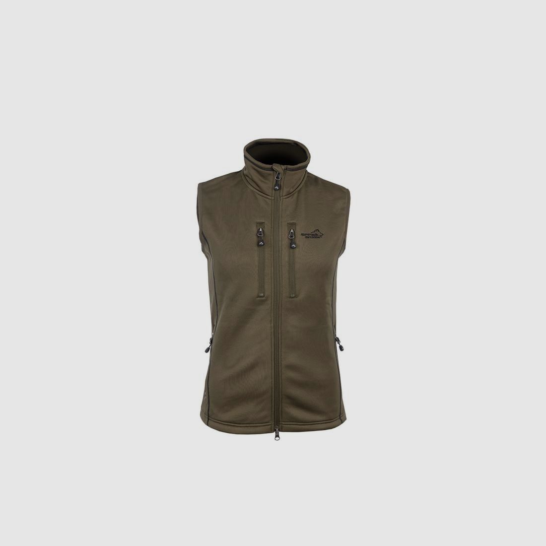 ACTIVE Arrak Outdoor Powerfleece Gilet Donna Verde Oliva 2XL