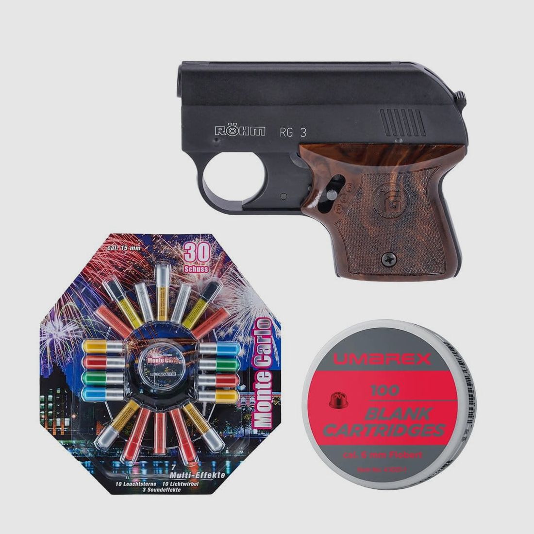Silvester Schreckschuss Sparset Röhm RG 3