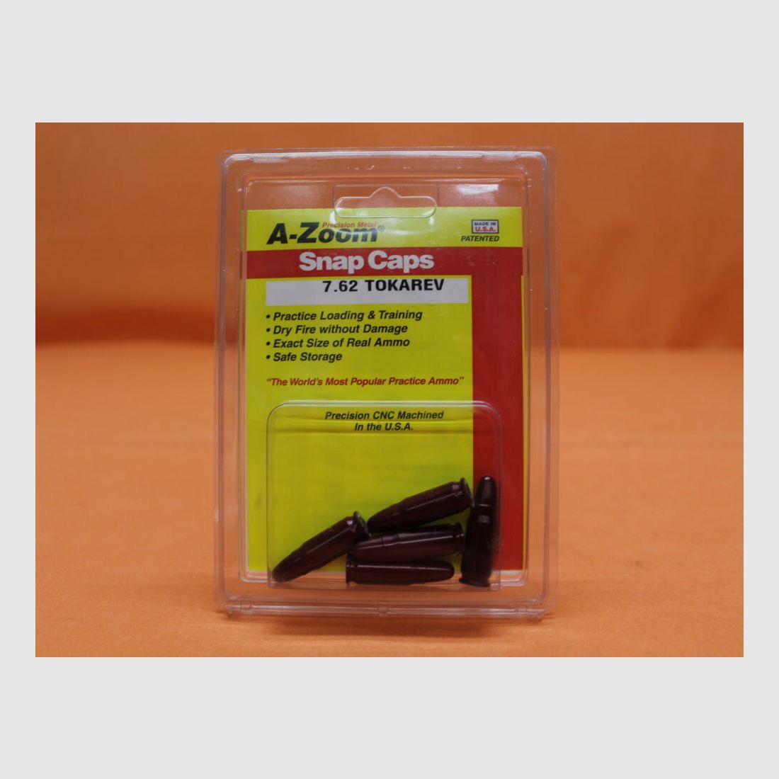 A-Zoom A-Zoom training / dummy cartridge aluminum 7.62mm Tokarev set with 5 pieces (15133)