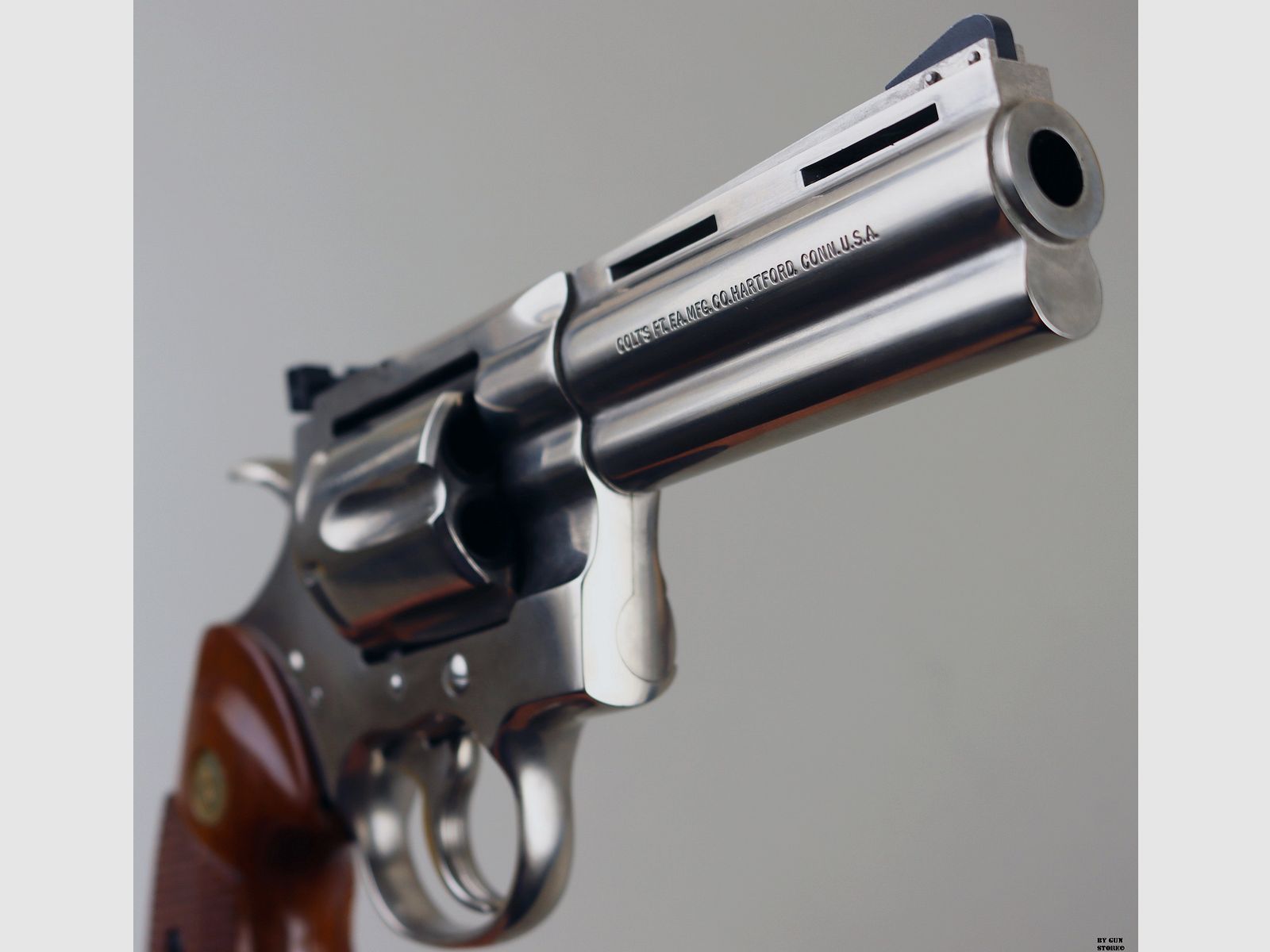 Colt Python Nickel Revolver kal. 357 Mag. ser. nr. 83407E, afbeelding 10 van 14