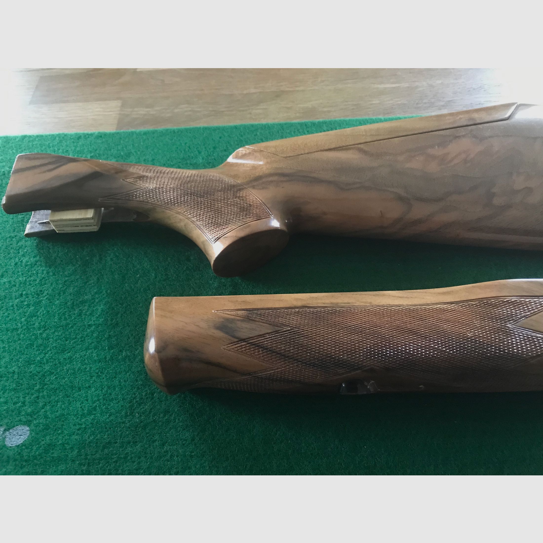 Krieghoff K80 Sporting stock set for fore-end and buttstock with adjustable comb