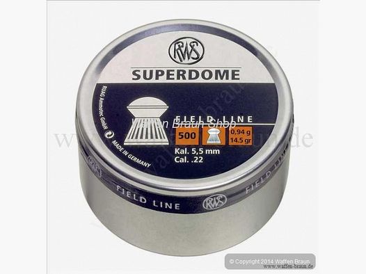 Ligne de champ S-DOME 5,5MM 0,94G 500ER