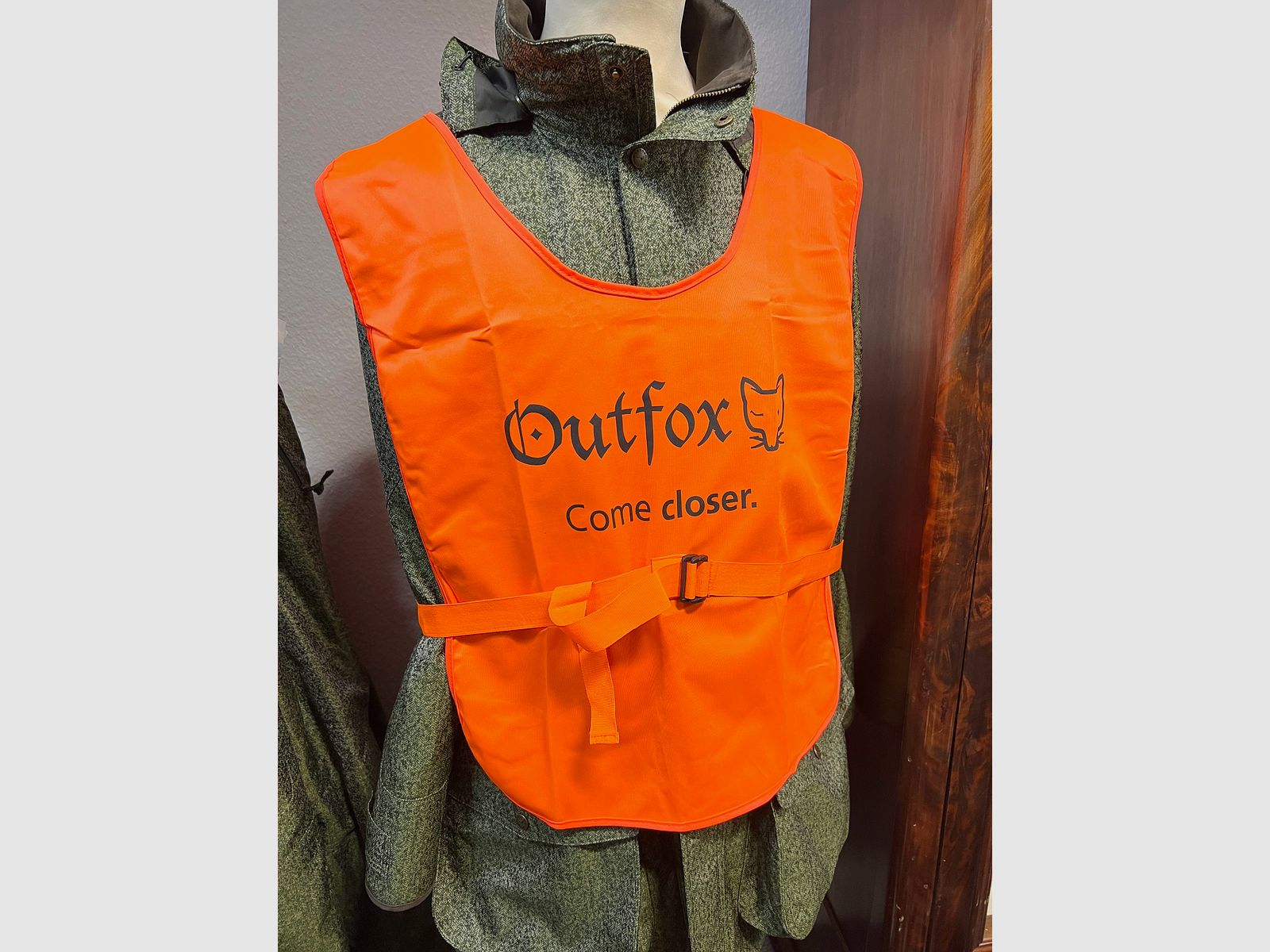 Gilet di sicurezza arancione Outfox, immagine 1 di 3
