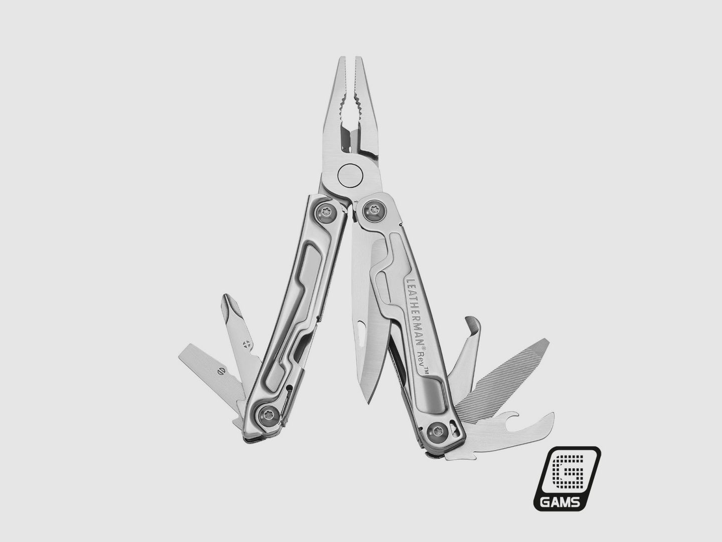 Kompakte Multitool mit 14 Funktionen Leatherman REV®, Bild 1 von 4
