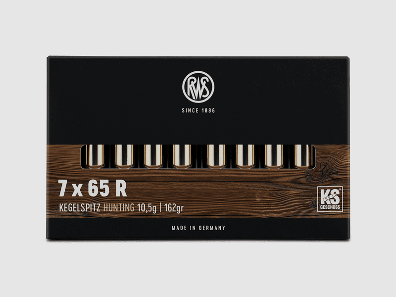 RWS 7x65 R KS 162 gr. - 20 Stk